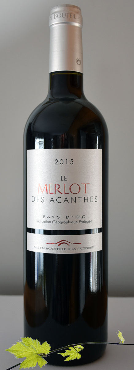 Le Merlot des Acanthes 2015 (Case of 6)
